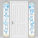 Baby Shower Decorations 71 X 12 Inch Welcome It Is A Boy Banner Backdrop Background Door Hanging Porch Sign For Baby Shower Gender Reveal Party Photo Prop Backdrop Supplies