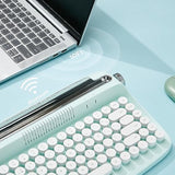 Actto B305 Wireless Typewriter Keyboard, Retro Bluetooth Aesthetic Keyboard Wi