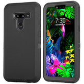 Case For Lg G8/G8 Thinq, With Built-In Screen Protector Full Body Heavy Duty Shockproof Hybrid Impact Resistant Rugged Bumper 3 In 1 Protective Cover Phone Case For Lg G8 / G8 Thinq (Black)