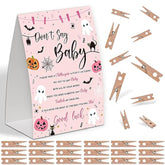 Bear Baby Shower Decorations - Gender Neutral & Fall Themed, Includes Don'T Say Baby Game & Small Clothespin Game For 50 Guests