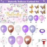 Butterfly Baby Shower Decorations For Girl Purple A Little Butterfly I