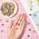 300 Pieces 12Mm Flower Buttons With Rhinestones Sew On Flower Embellis