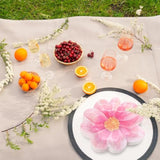 50 Pcs Flower Shape Paper Plates Floral Party Decorations Floral Disposable Party Plates For Baby Shower Wedding Birthday Summer Dinner Party Tableware Supplies Decoration