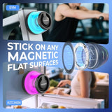 Magnetic Bluetooth Speaker, Portable Mini Bluetooth Loudspeaker With Bass Diaphragm, 5W Internal-Magnet, 7H Playtime,Tws, Rgb Light, Tf Card Slot, Including Magnetic Ring And Lanyard, As Phone Stand