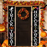 Halloween Decorations Outdoor Trick or Treat Happy Halloween Banner Porch Sign Decor