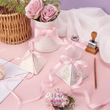 Pearl Pink Grosgrain Ribbon, 3/8 Inches X Continuous 50 Yards, Use For