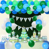 Golf Birthday Party Supplies For 1 2 3 4 5 Year Old - Blue Green Ballo