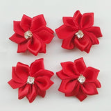 Libiiine Upick More Than 26 Colors 40Pcs Satin Ribbon Flowers Bows Ros