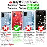 For Samsung Galaxy S20 Fe Case, Crystal Clear Shockproof Protective Durable Slim Fit Phone Cover For Galaxy S20 Fe 5G With Transparent Hard Pc Scratch-Resistant Back & Soft Silicone Edge