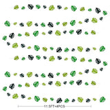 46 Ft Tropical Party Decorations Green Palm Leaves Garland Banner For