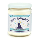 Pet Odor Candle, Clean Burning, Long Lasting Scented Candles With A Cotton Wick. (Fresh Laundry, Pack Of 1)