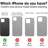 OtterBox Symmetry Series Case for iPhone 14 & iPhone 13 (Only) - Non-Retail Packaging - Black