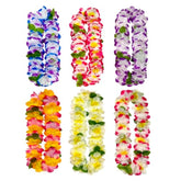 6 Count Thickened Hawaiian Leis, Perfect Luau Party Supplies For Summer Beach Vacations, Essential Party Decorations For Birthday, Graduation, And Wedding Celebrations