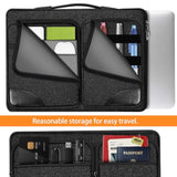 Ultra-Slim Laptop Case 17 17.3 Inches Sleeve Protective Pc Briefcase For Commuting And Business Trip?Carbon