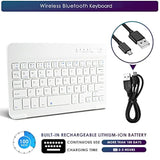 Universal 7-8 Inch Wireless Bluetooth Keyboard, Multi-Device Travel Portable U