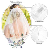 Bachelorette Party Decorations Kit, Bridal Shower Supplies, Rose Gold Bride To Be Bachelorette Sash Veil Crown Tiara For Bride, Team Bride Tribe Sash For Bridesmaids
