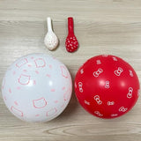 22 Pcs Cat Kitty & Bow Balloons for Girls Kitty Theme Party Decorations