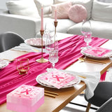 40pcs Breast Cancer Awareness Napkins, Breast Cancer Napkins Bulk, Pink Ribbon Paper Napkin for Tableware Decorations Breast Cancers Awareness Accessories