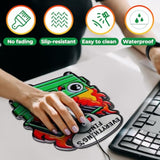 Dumpster Fire Mouse Pad - Hilarious Cute Everything Is Fine Mousepad For Computer Laptop Gaming Office Home Decor, Washable Non-Slip Rubber Base Funny Travel Mouse Pads, 9.72 X 7.2 Inch