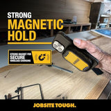 DEWALT Heavy Duty Magnetic Power Bank 5,000mAh, Rugged Wireless Portable Charger, 18W Fast Charging Battery Pack, USB-C to C w/USB Adapter Cable 4', Water Resistant, Works w/Magsafe iPhone 16/15/14