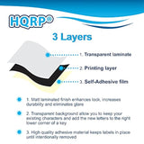 HQRP 2-Pack Cyrillic Alphabet Ukrainian Russian Laminated QWERTY Transparent K