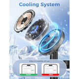 3 In 1 Wireless Charging Station For Multiple Devices Apple, 15W Fast Magnetic Mag-Safe Charger Stand For Iphone 16 15 14 13 12 Pro Max Plus Mini Apple Watch Airpods Pro 4 3 2, Black