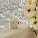 Compatible With Airpods Pro 2Nd Generation Case Flowers Soft Tpu With Cleaner Kit Keychain For Airpods Pro Case Shockproof Floral For Girls Women Airpods Pro 2Nd/1St-Blue