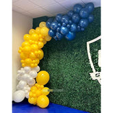16.5Feet Yellow Blue White Balloons Arch Garland Kit For Graduation Party Birthday Party Baby Shower Decorations