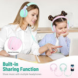 Share 1 Kids Headphones With Microphone & Share Port, 85Db/94Db Volume Limited