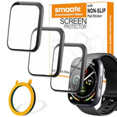 3D Screen Protector Compatible With Puqo Cillso T80 1.95 Inches Fitness Tracker Smart Watch, Pmma Material, Anti-Shatter, Full Coverage, With Non-Slip Pad Sticker, 3-Pack