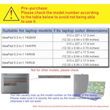 Laptop Case Cover For 14 Inch Lenovo Ideapad 5 2-In-1 14Q8X9 14Ahp9 14Irh9 14Iru9 Sleeve,Pu Leather Protective Bag Notebook Pc Accessories (Dark Blue)