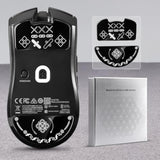 Glass Mouse Skates For Razer Viper V3 Pro Mouse Feet Pads Smooth Durable Slim 2.5D Curved Edge Game Mouse Feet Replacement Accessories (Printing Pattern)