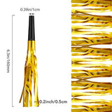 24Pcs Gold Glitter Noise Makers Metallic Fringed Party Blowers 2026 New Year