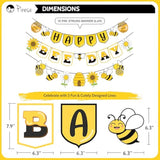 Bee Party Decorations Set, Bumble Bee Birthday Supplies & Honey Bee Garland Kit