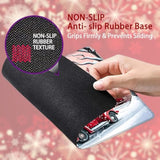 Merry Xmas Mouse Pad Red Truck House Square Mousepad With Non-Slip Rubber Base And Stitched Edge Mouse Mat For Wireless Computer Laptop Office Desk Accessories 9.5X8 Inches