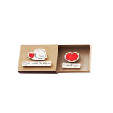Cute Love Card, Anniversary Card, Handmade Valentine Gift Box- Surprise Gift For Herfor Him, I Love You Matchbox Card, I Just Want To Say I Love You