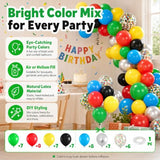 Red Yellow Blue Green Balloon, 50PCS 12Inch Multicolor Party Balloons