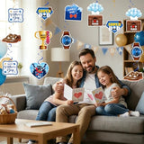 Father's Day Decorations 24 Pcs Hanging Swirls - Fathers Day Party Supplies, Father's Birthday Party Decor