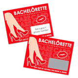 Bachelorette Dare Cards Game – 25 Hilarious Scratch-Off Challenges For Girls Night, Bridal Shower, Bride Tribe, Party Favors & Games – Fun Game For Bridesmaids & Bride-To-Be. Red. Made In Usa