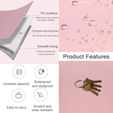 12.9 Inch Tablet Sleeve Bag For Women Fits Ipad Pro 12.9 M2 2022/2021/2020/2018/Pro 12.9 2017, Surface Laptop Go 12.4", Galaxy Tab S8+ 12.4", Waterproof Bag Carrying Case With Pocket (Pink)