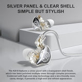 in Ear Monitor, HiFi Headphones with Dual Magnetic Dynamic Driver, Hybrid Balance Armature with Dynamic in Ear Headphones IEM Earphones Gaming