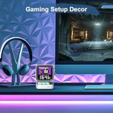 Divoom Ditoo Pixel Art Gaming Portable Bluetooth Speaker with App Controlled 16X16 LED Front Panel, Also a Smart Alarm (White)