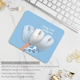 Western Blue Mouse Pad - Long Live Cowgirls Mousepad, Cowgirls Boots Office Mouse Pad, Blue Preppy Desk Mousepad, Gifts For Employees, Western Coworker Gifts, 9.5X8 Inches