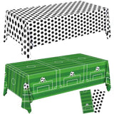 Soccer Birthday Party Decorations, 2PCs Soccer Tablecloths Plastic Tablecloth Ideal Table Cover for 2026 World Soccer Cup Football Themed Party Decorations Parties Boys’ Parties, 54x108Inch