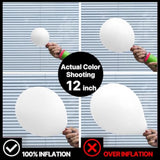 130Pcs White Latex Balloons Garland Arch Kit Different Sizes for Wedding Baby Shower Party
