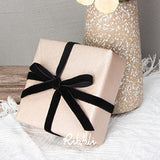 2 Rolls Black Velvet Ribbon,Christmas Ribbon For Gift Wrapping, Christ