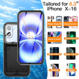 Waterproof Xiaomi Redmi Note 11 Pro 5g Case Clear with Built-in Screen Protector