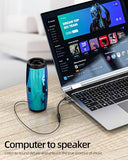 USB to 3.5mm Audio Adapter for Headphone Jack DAC Cable Sound Card Interface PC Car Microphone External Headset Converter Auxiliary Port for PS4 PS5