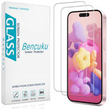 (2 Pack) Designed for iPhone 16 Tempered Glass Screen Protector, Full Coverage, Anti Scratch, Bubble Free