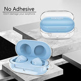 Fintie Clear Case for Samsung Galaxy Buds Plus (2020) and Galaxy Buds (2019) - Protective Hard Polycarbonate Shell with Carabiner